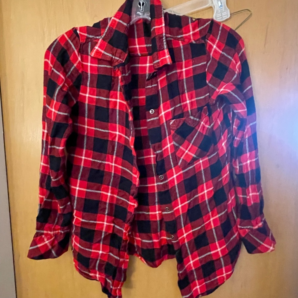 Ladies ripcurl plaid shirt